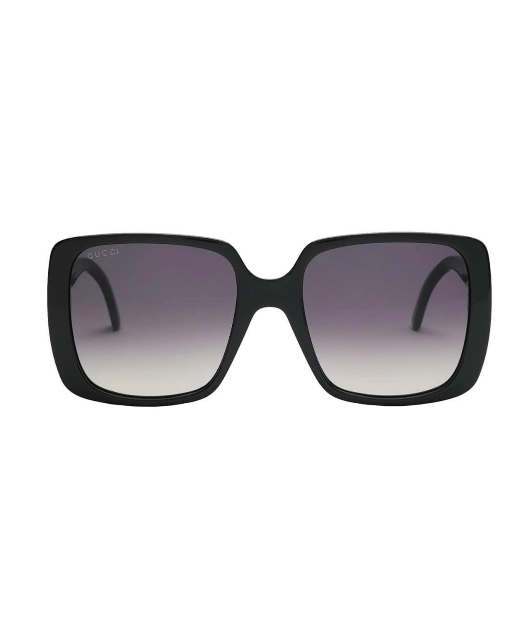 GUCCI Черные пластиковые солнцезащитные очки, фото 2