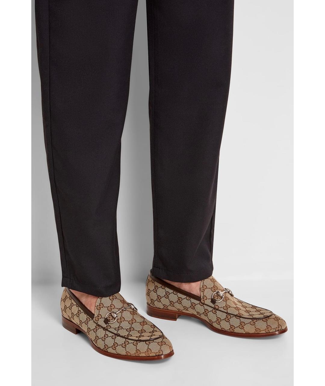 GUCCI Мульти текстильные лоферы, фото 5