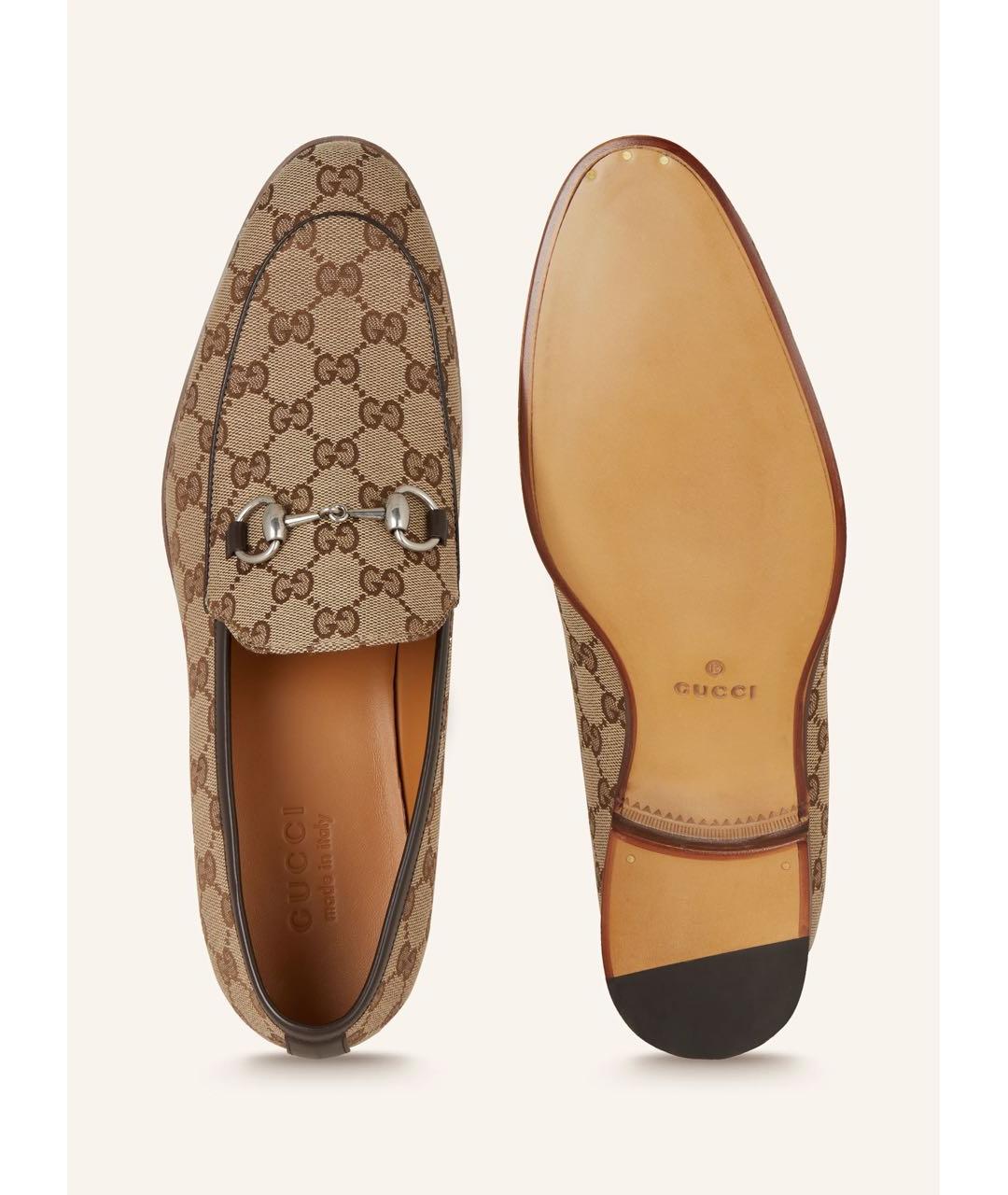 GUCCI Мульти текстильные лоферы, фото 4