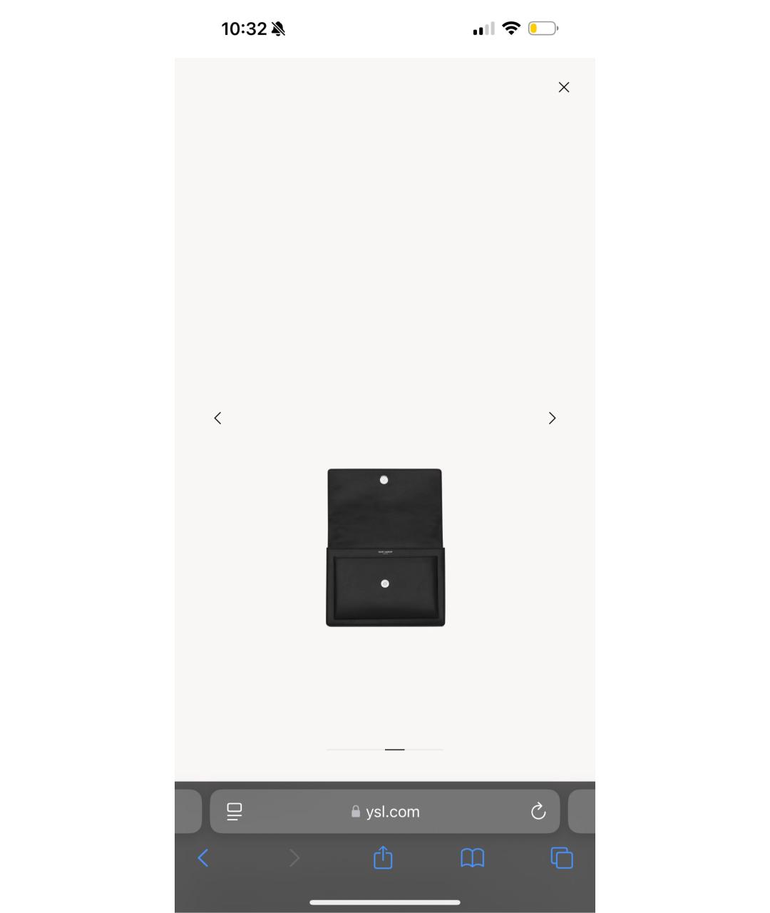 SAINT LAURENT Черная кожаная сумка через плечо, фото 5