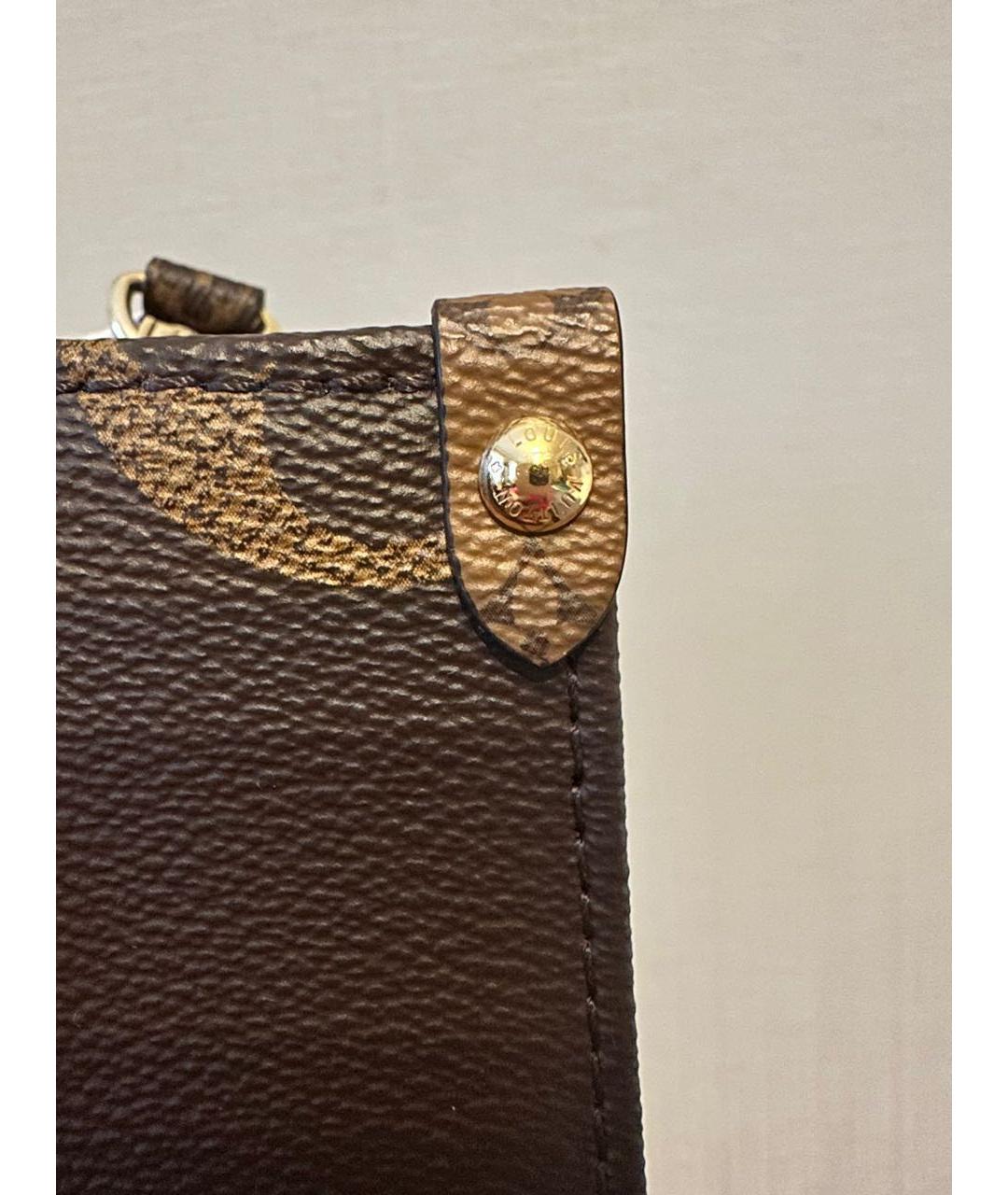 LOUIS VUITTON Коричневая сумка тоут, фото 7