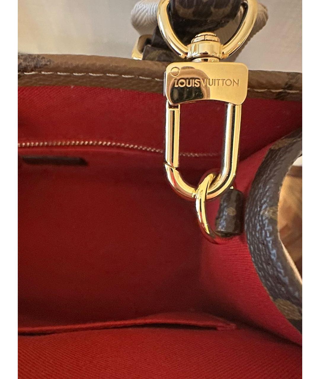 LOUIS VUITTON Коричневая сумка тоут, фото 4