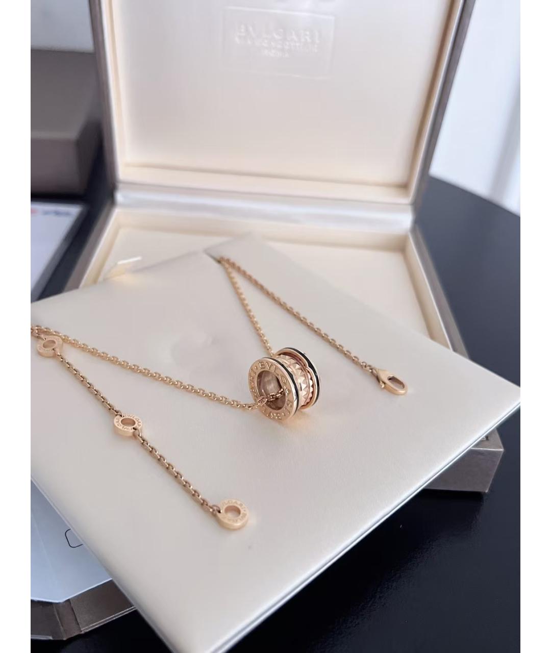BVLGARI Золотое колье из розового золота, фото 2