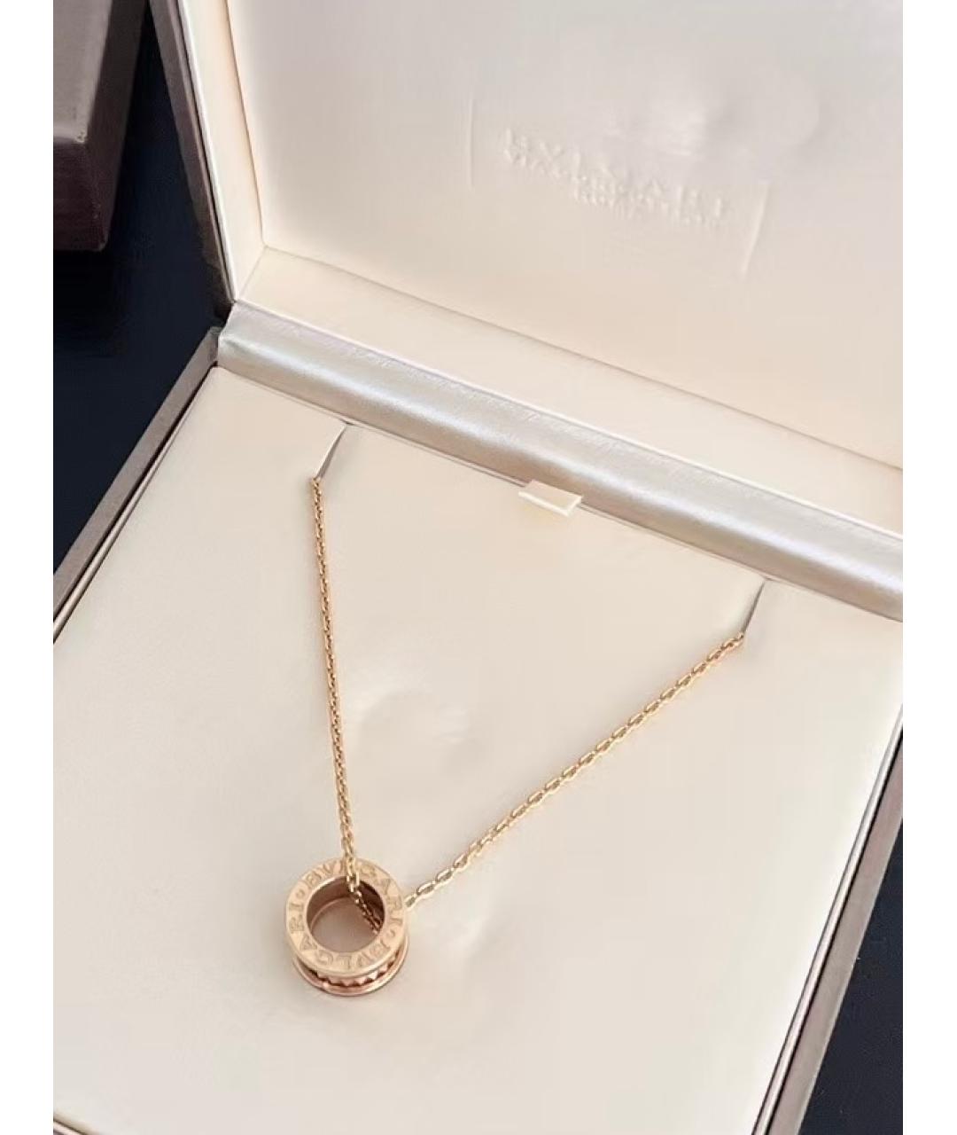 BVLGARI Золотое колье из розового золота, фото 3