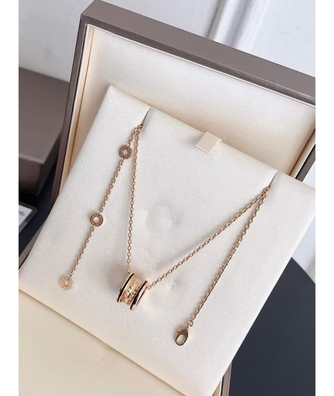 BVLGARI Золотое колье из розового золота, фото 5