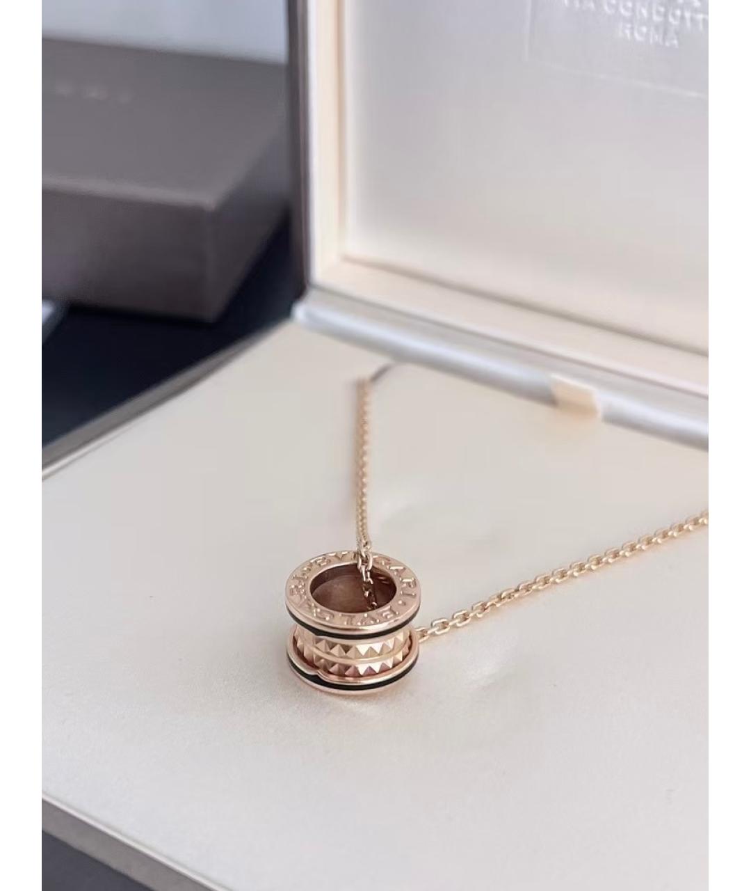 BVLGARI Золотое колье из розового золота, фото 4