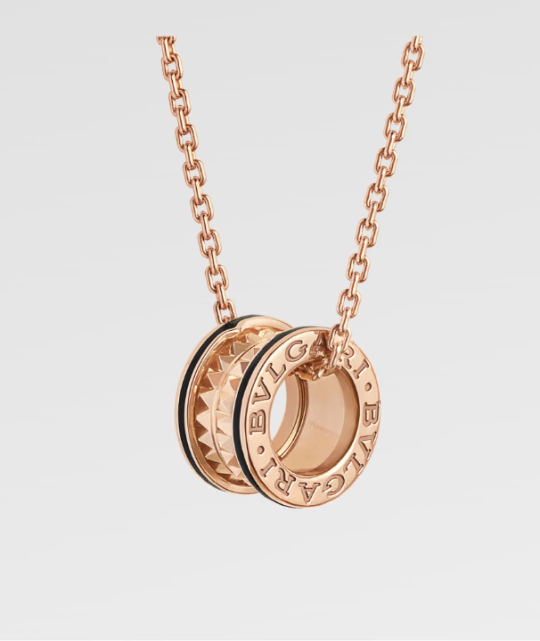 BVLGARI Золотое колье из розового золота, фото 6