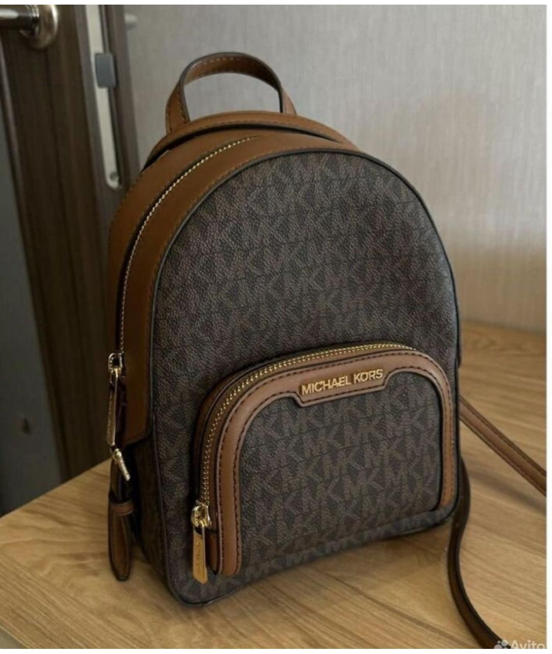 MICHAEL KORS Коричневый рюкзак, фото 2