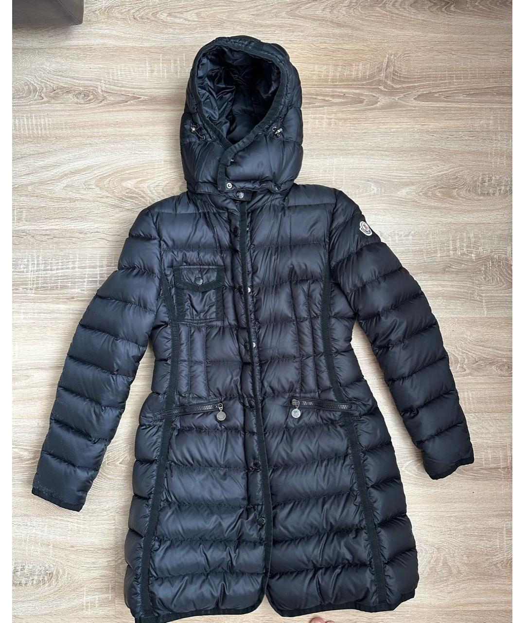 MONCLER Черный пуховик, фото 9