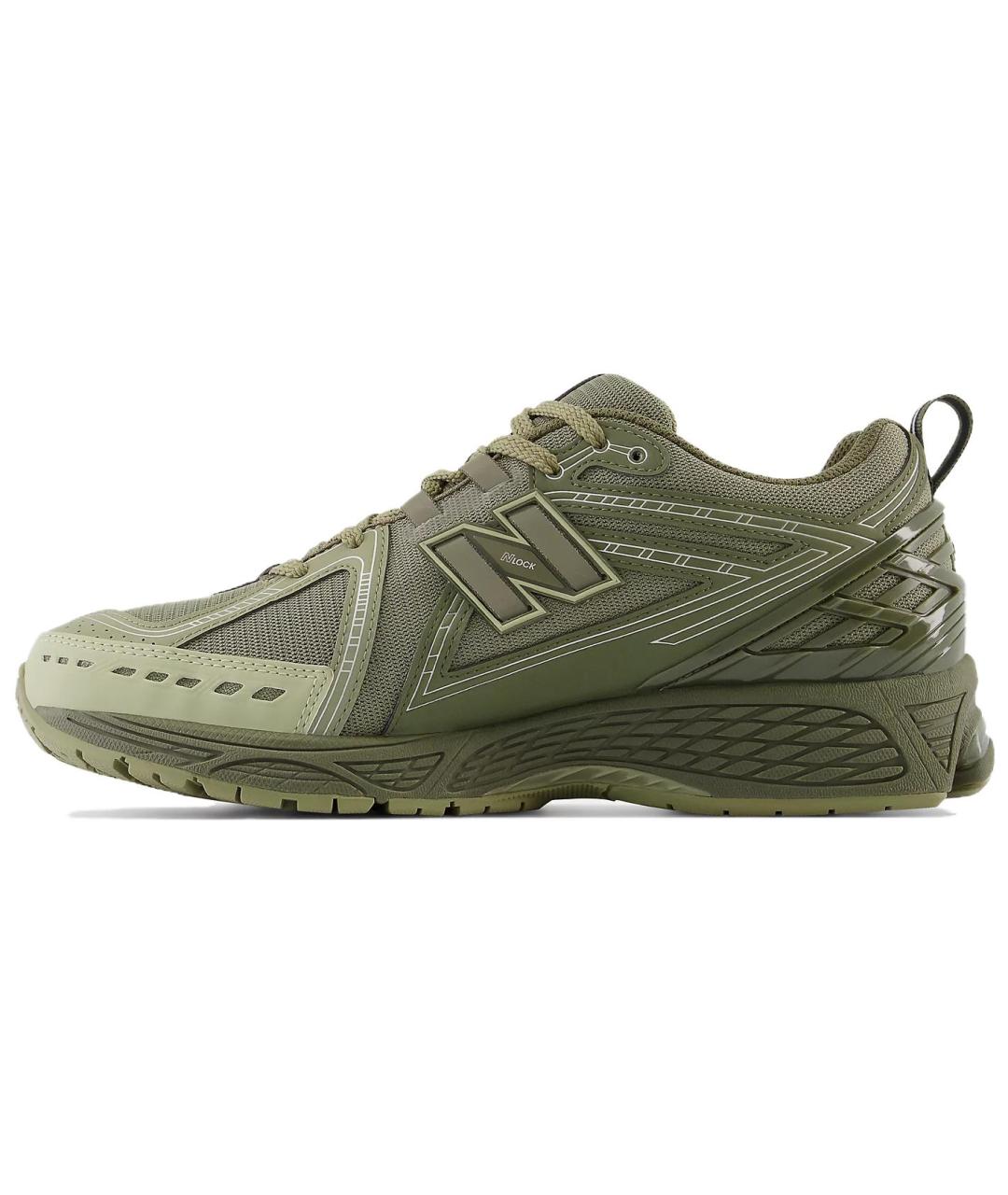 NEW BALANCE Хаки низкие кроссовки / кеды, фото 2