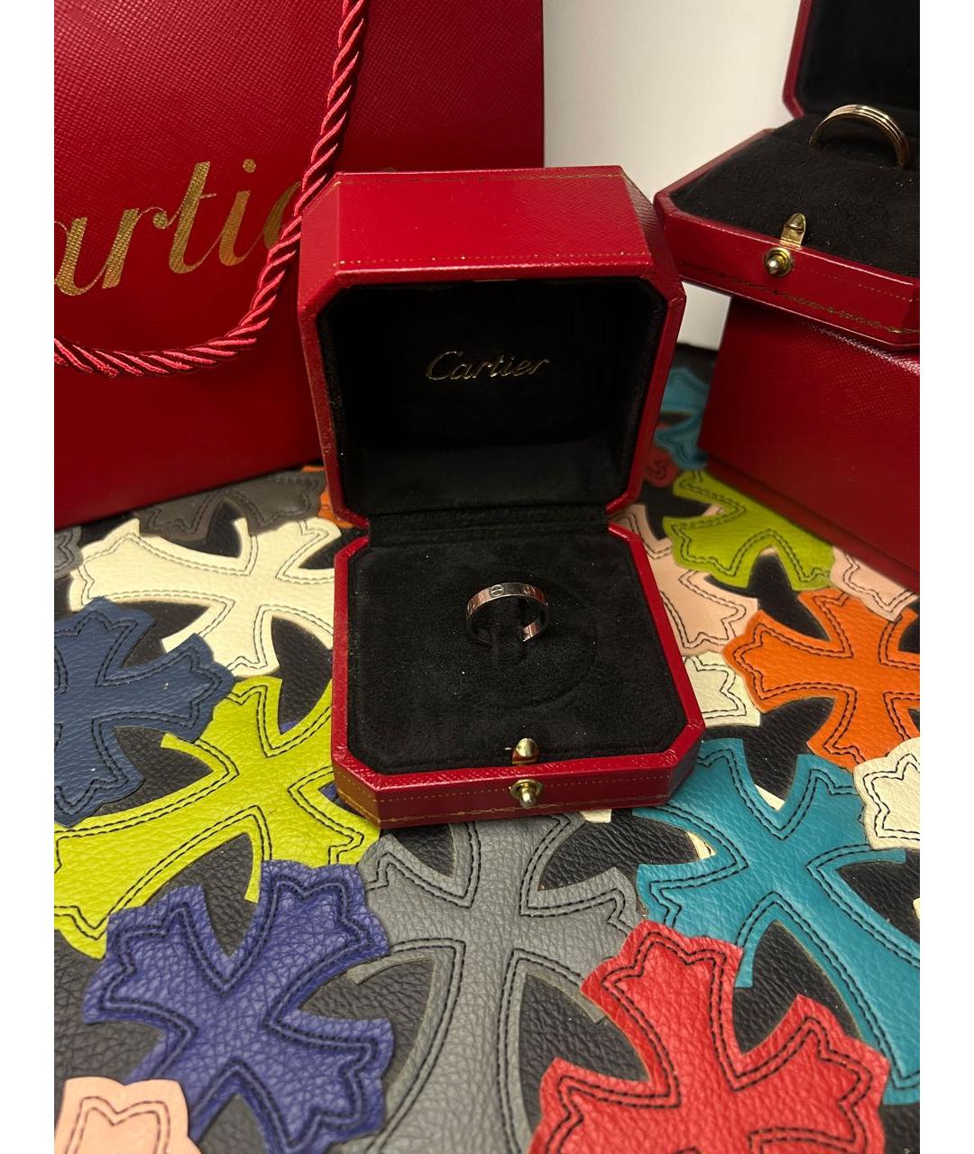 CARTIER Серебряное кольцо из белого золота, фото 2