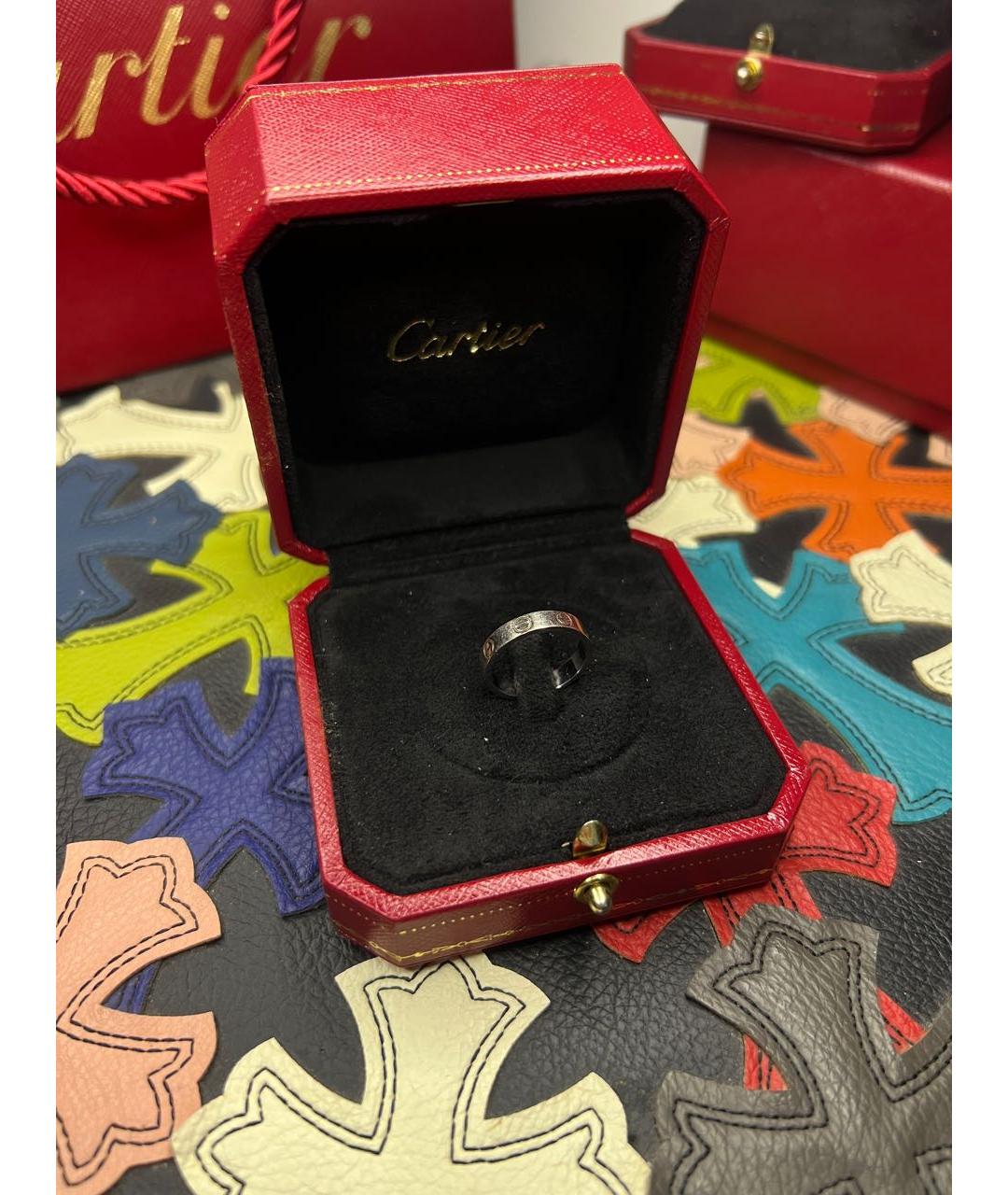 CARTIER Серебряное кольцо из белого золота, фото 3