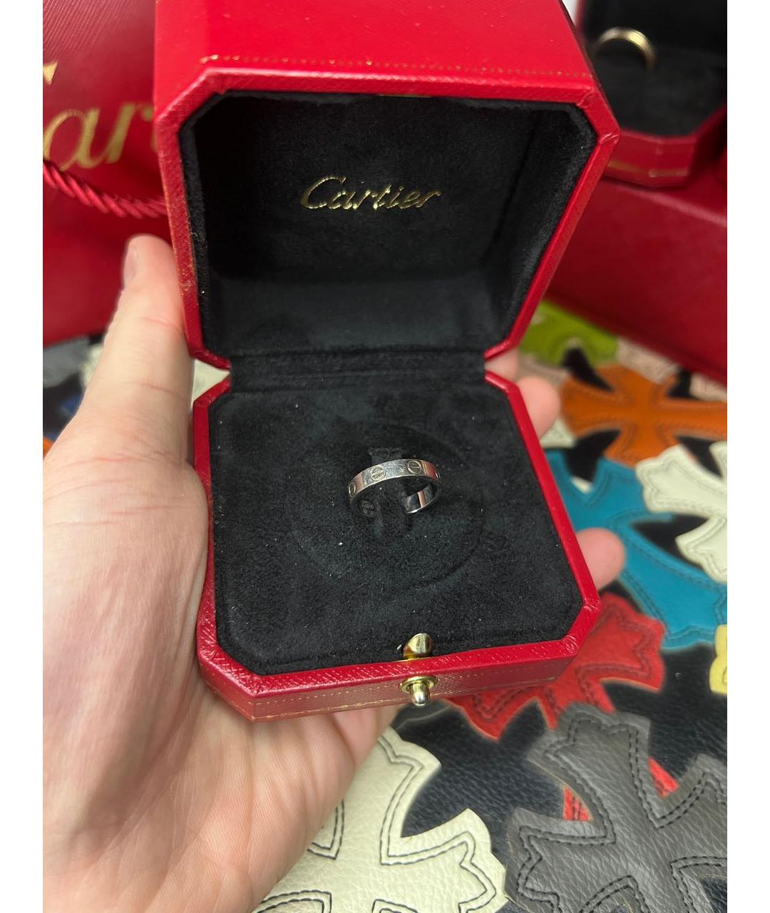 CARTIER Серебряное кольцо из белого золота, фото 7