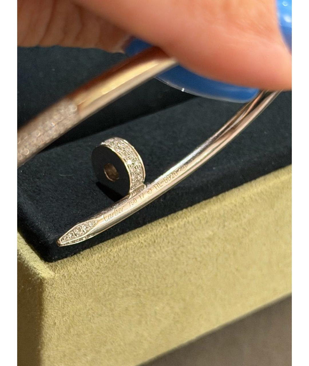 CARTIER Белый браслет из белого золота, фото 3