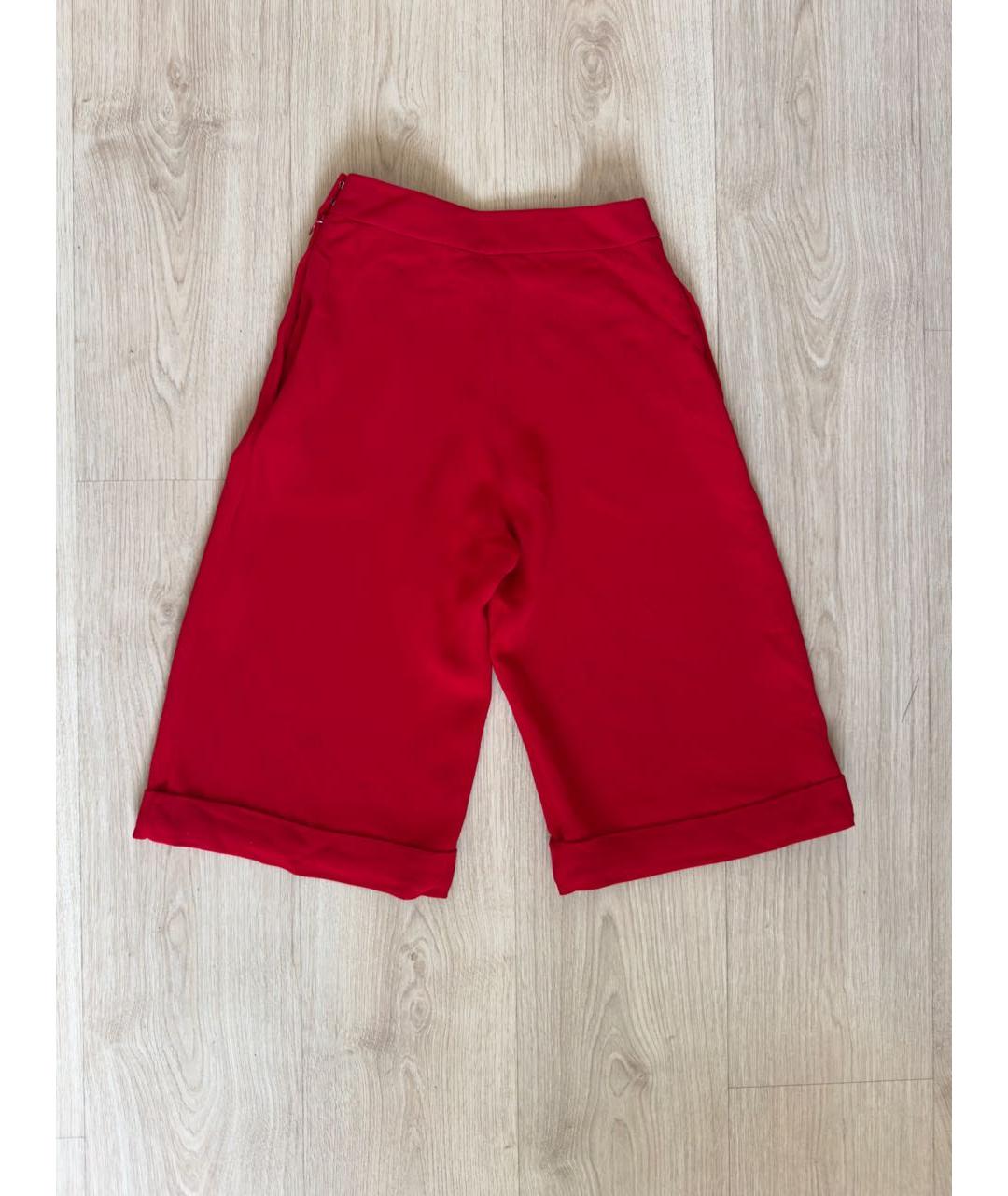 RALPH LAUREN Красные шифоновые шорты, фото 6