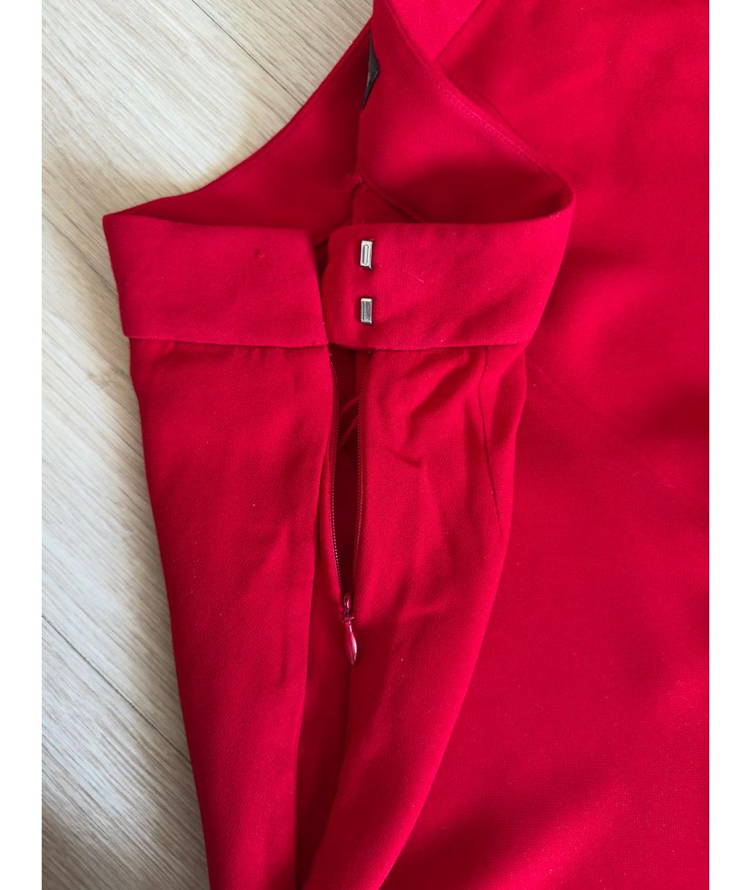 RALPH LAUREN Красные шифоновые шорты, фото 4