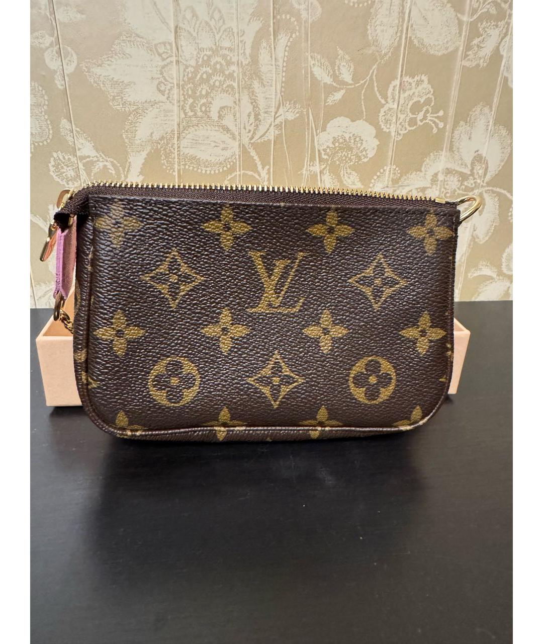LOUIS VUITTON Коричневый кошелек, фото 3