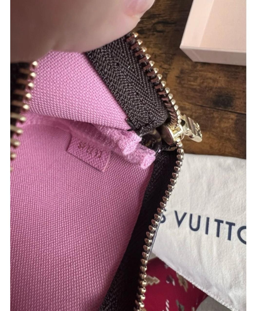 LOUIS VUITTON Коричневый кошелек, фото 4
