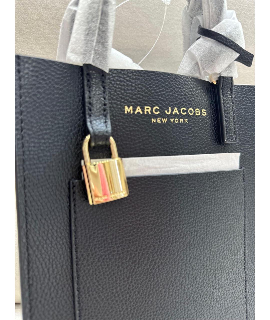 MARC JACOBS Черная кожаная сумка через плечо, фото 6