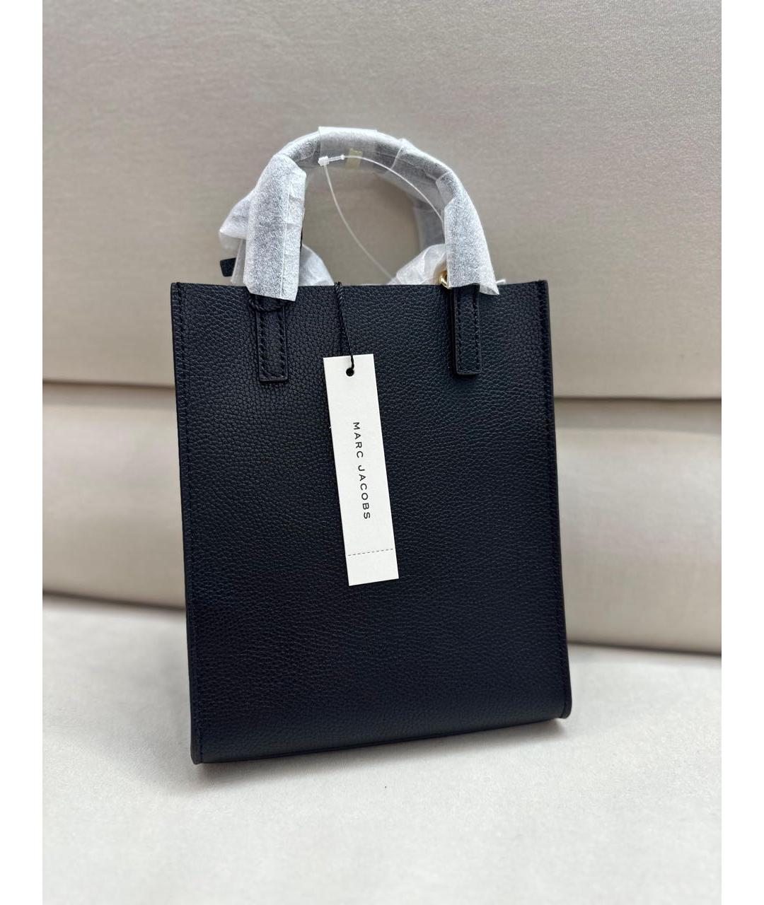 MARC JACOBS Черная кожаная сумка через плечо, фото 3