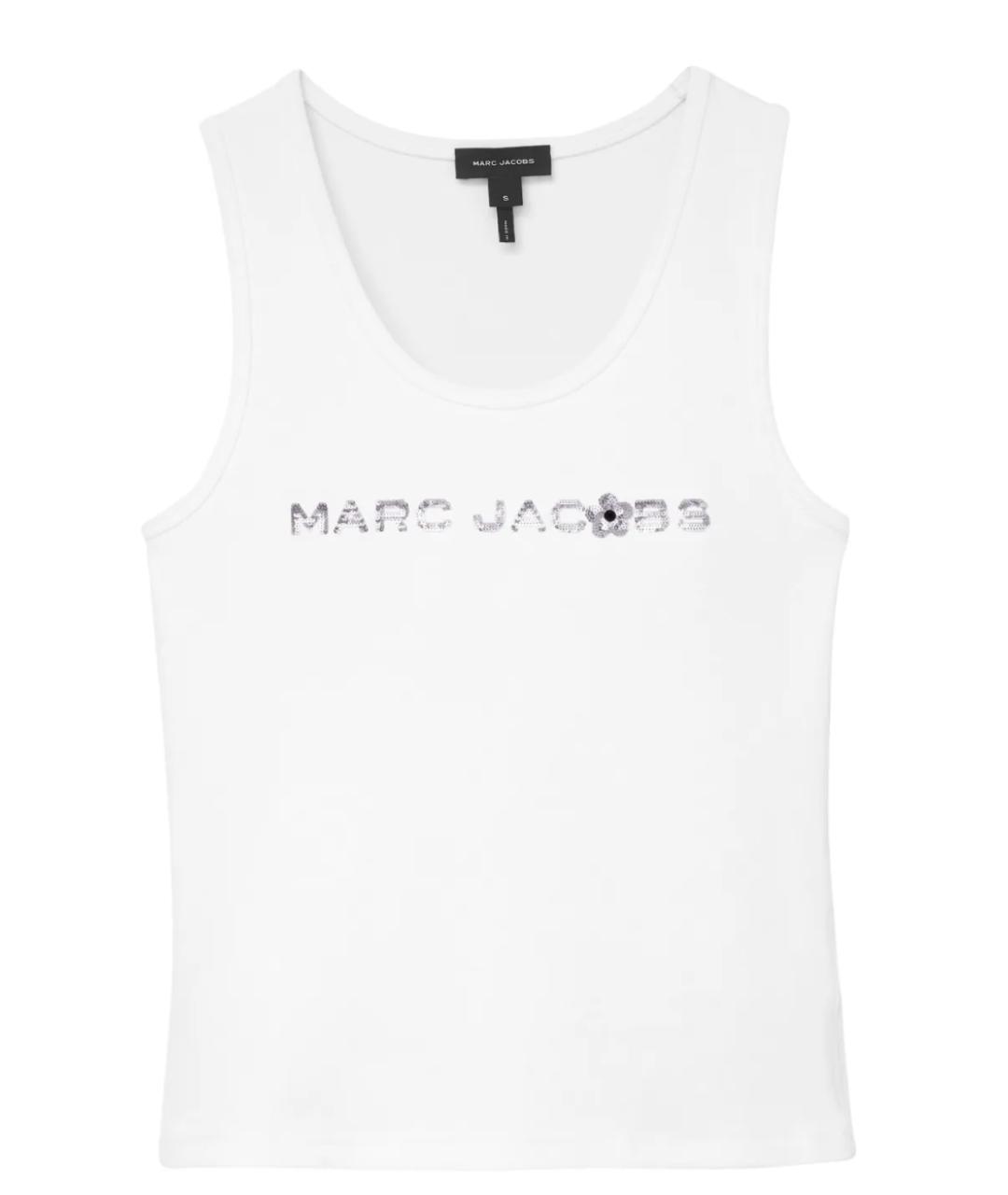 MARC JACOBS Белая хлопковая майка, фото 1