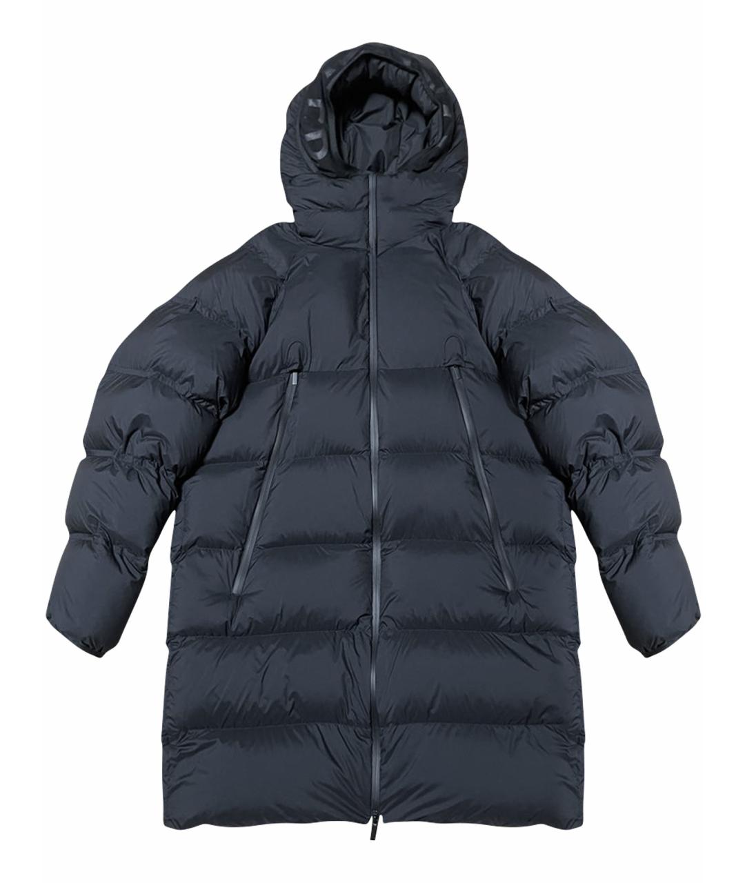 MONCLER Черный пуховик, фото 1