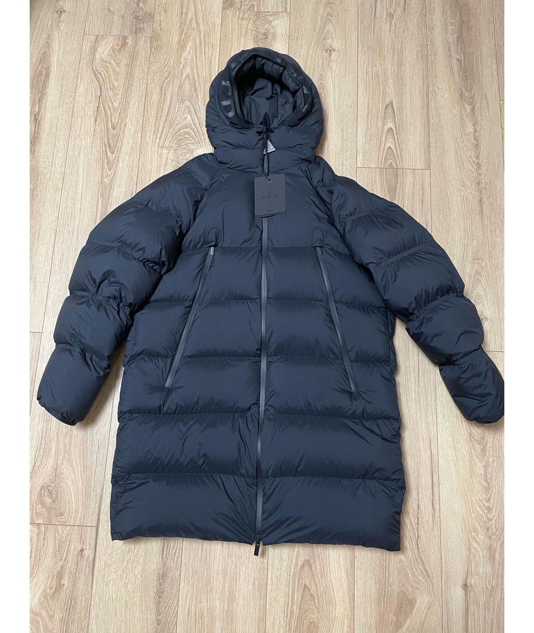 MONCLER Черный пуховик, фото 9