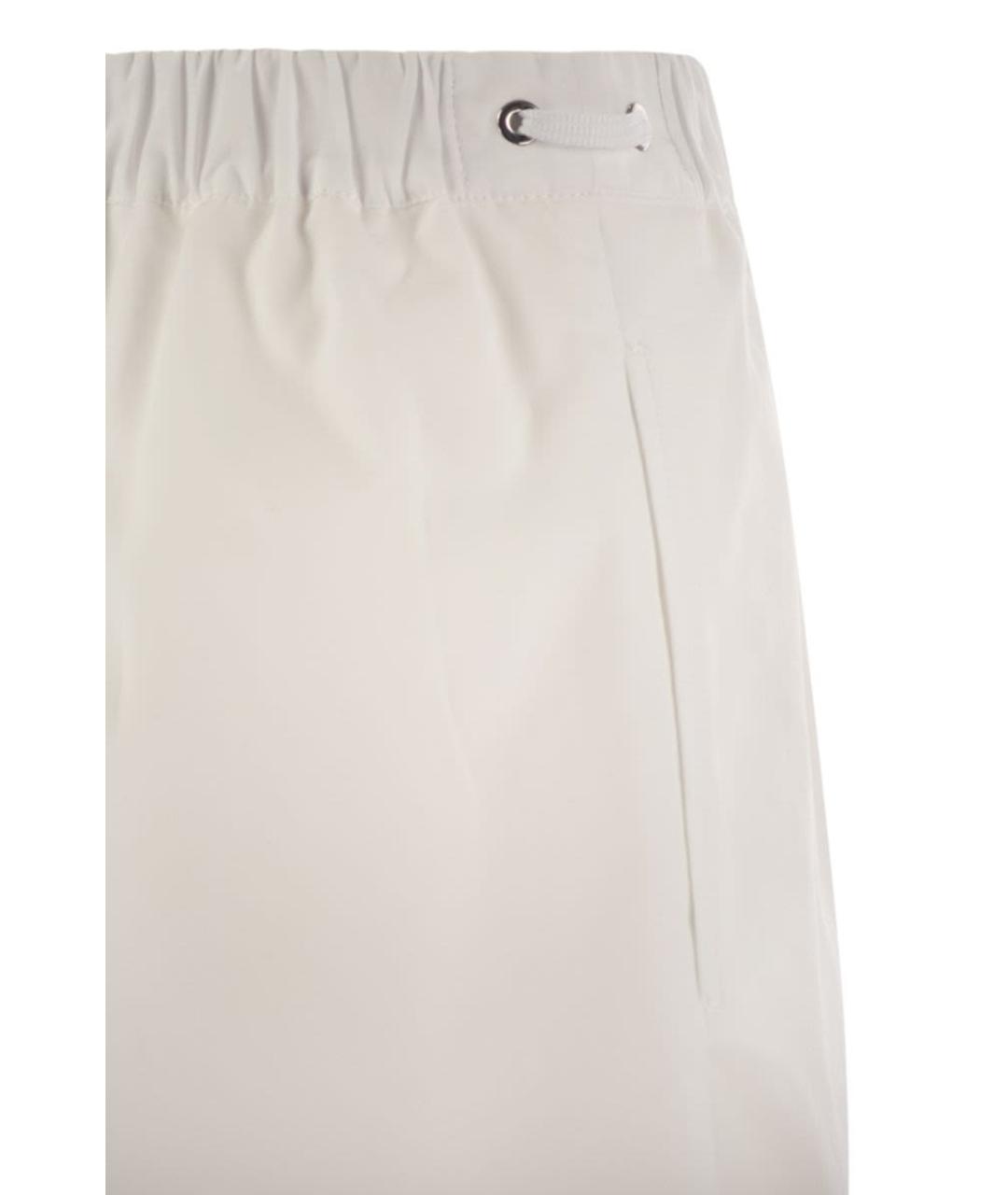 MAX MARA Белые хлопковые шорты, фото 4