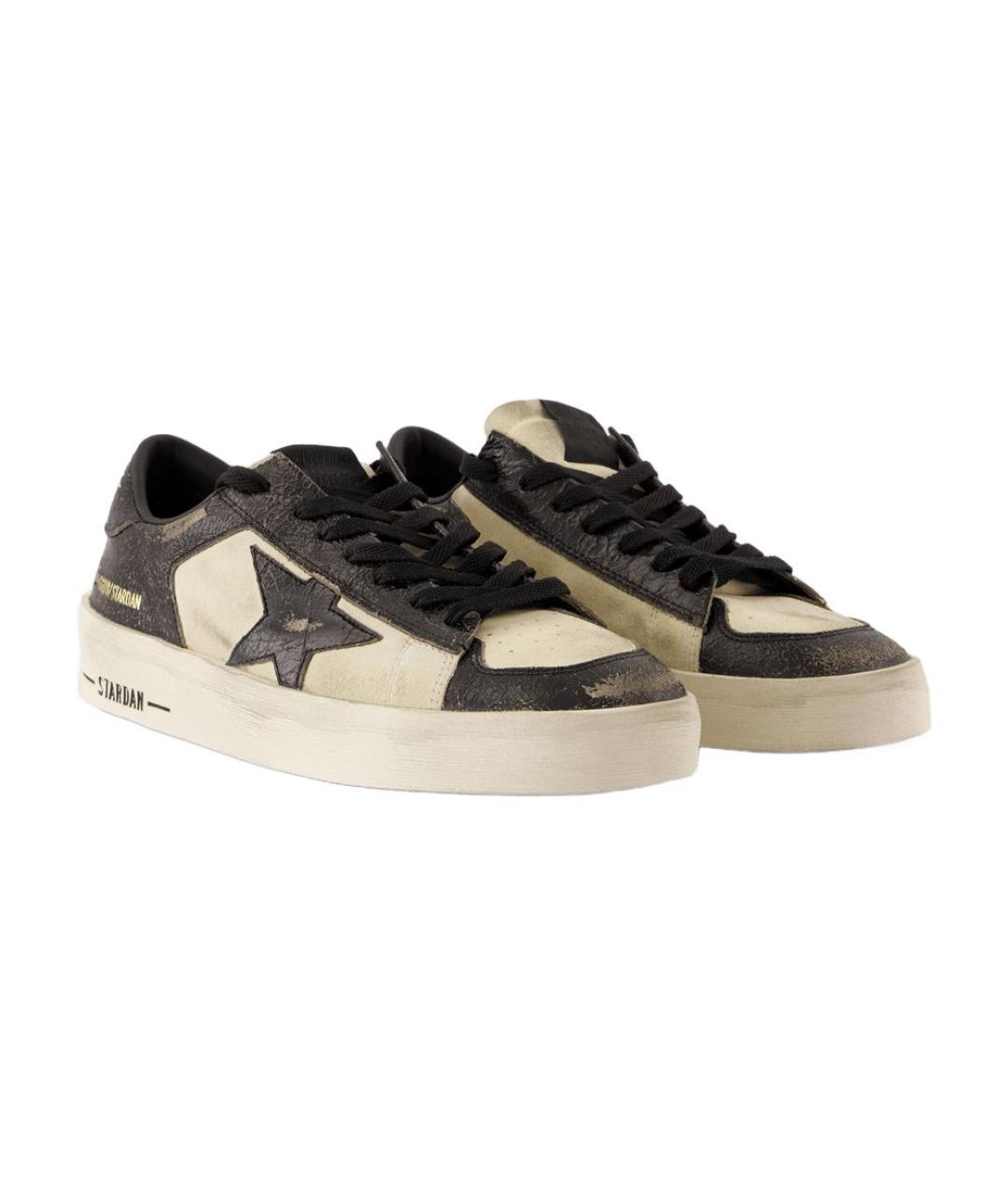 GOLDEN GOOSE DELUXE BRAND Черные низкие кроссовки / кеды, фото 2