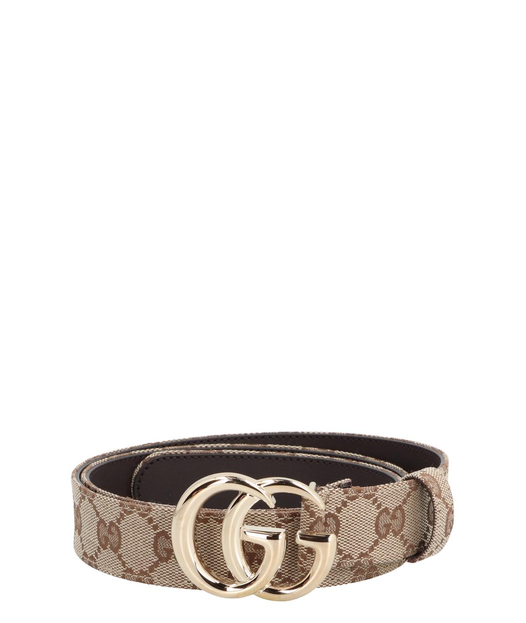 GUCCI Бежевый ремень, фото 1