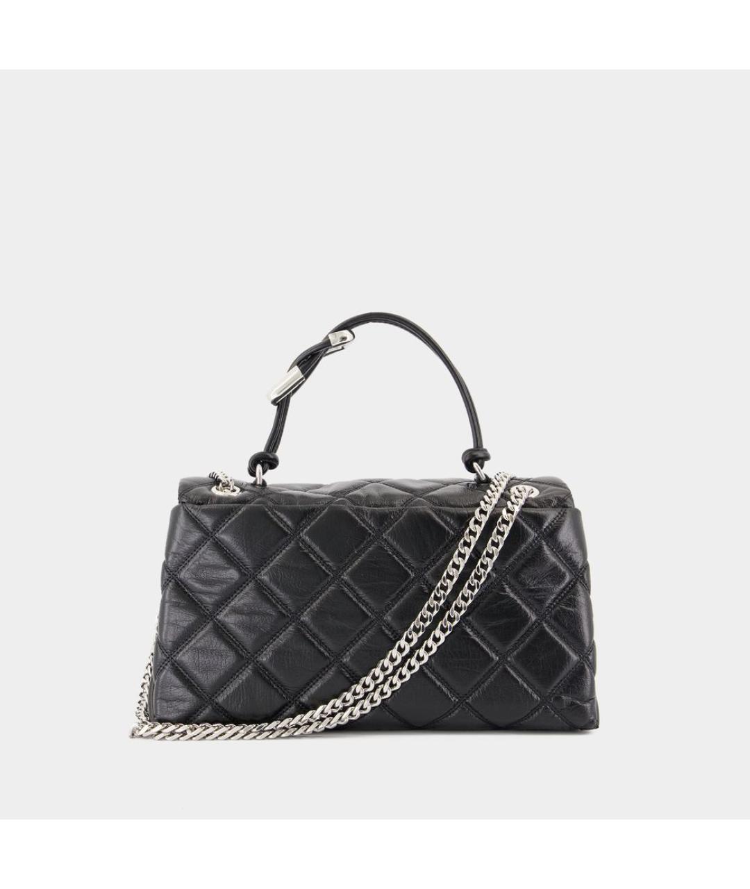 MARC JACOBS Черная кожаная сумка с короткими ручками, фото 2