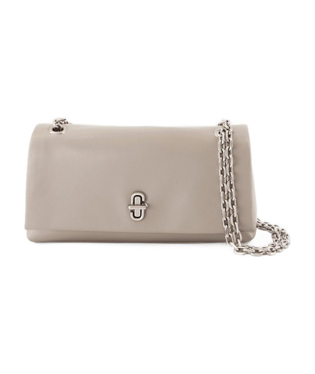 MARC JACOBS Серая кожаная сумка через плечо, фото 1