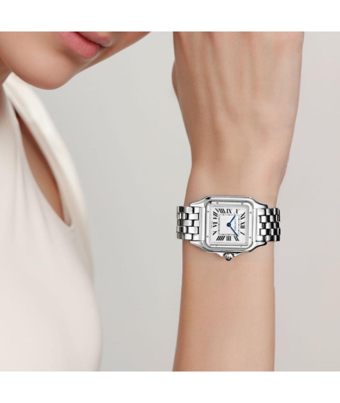 CARTIER Серебряные металлические часы, фото 2