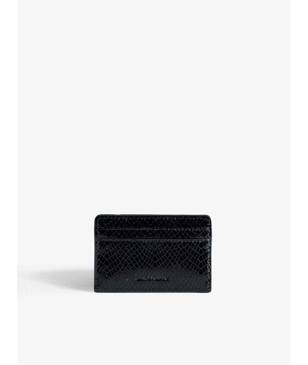 ZADIG & VOLTAIRE Черный кожаный кардхолдер, фото 2