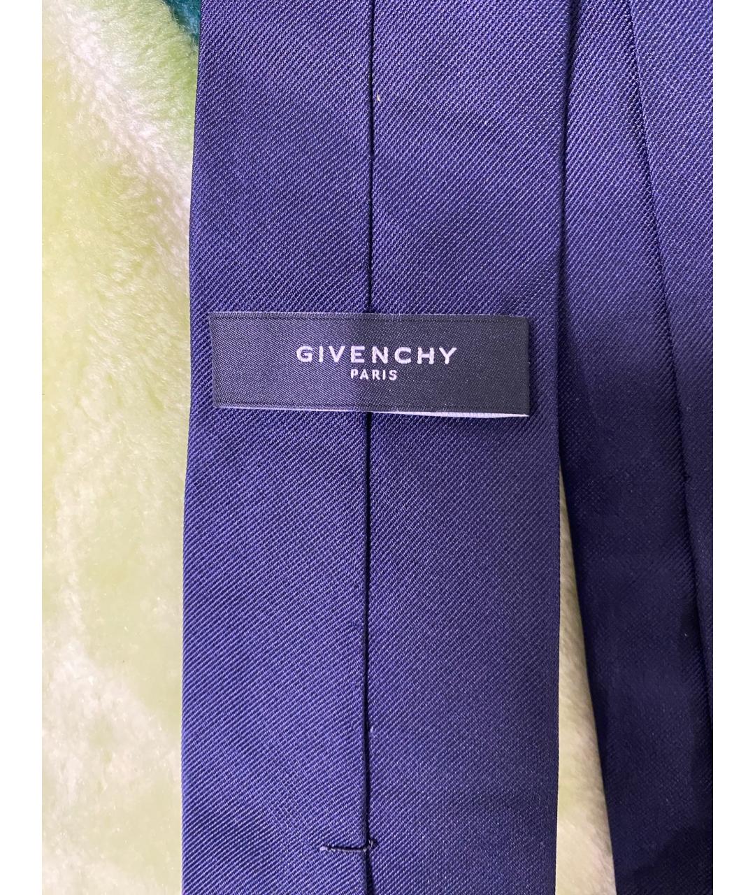 GIVENCHY Фиолетовый шелковый галстук, фото 4