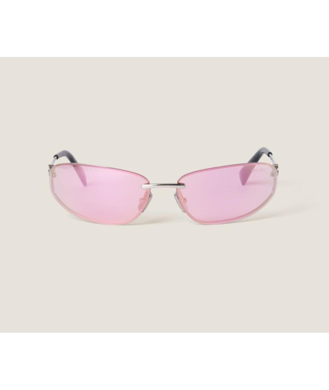 MIU MIU Розовые солнцезащитные очки, фото 9