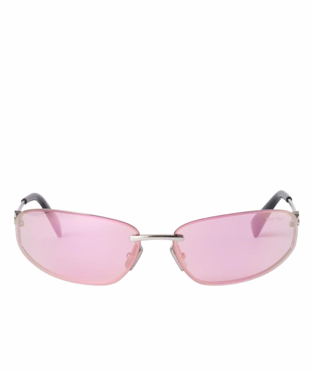 MIU MIU Розовые солнцезащитные очки, фото 1