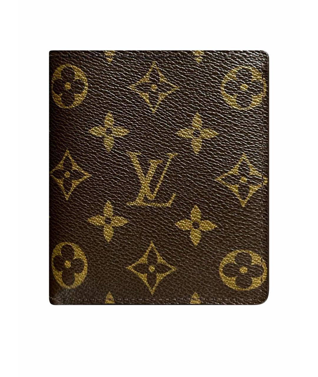 LOUIS VUITTON Коричневый кошелек, фото 1