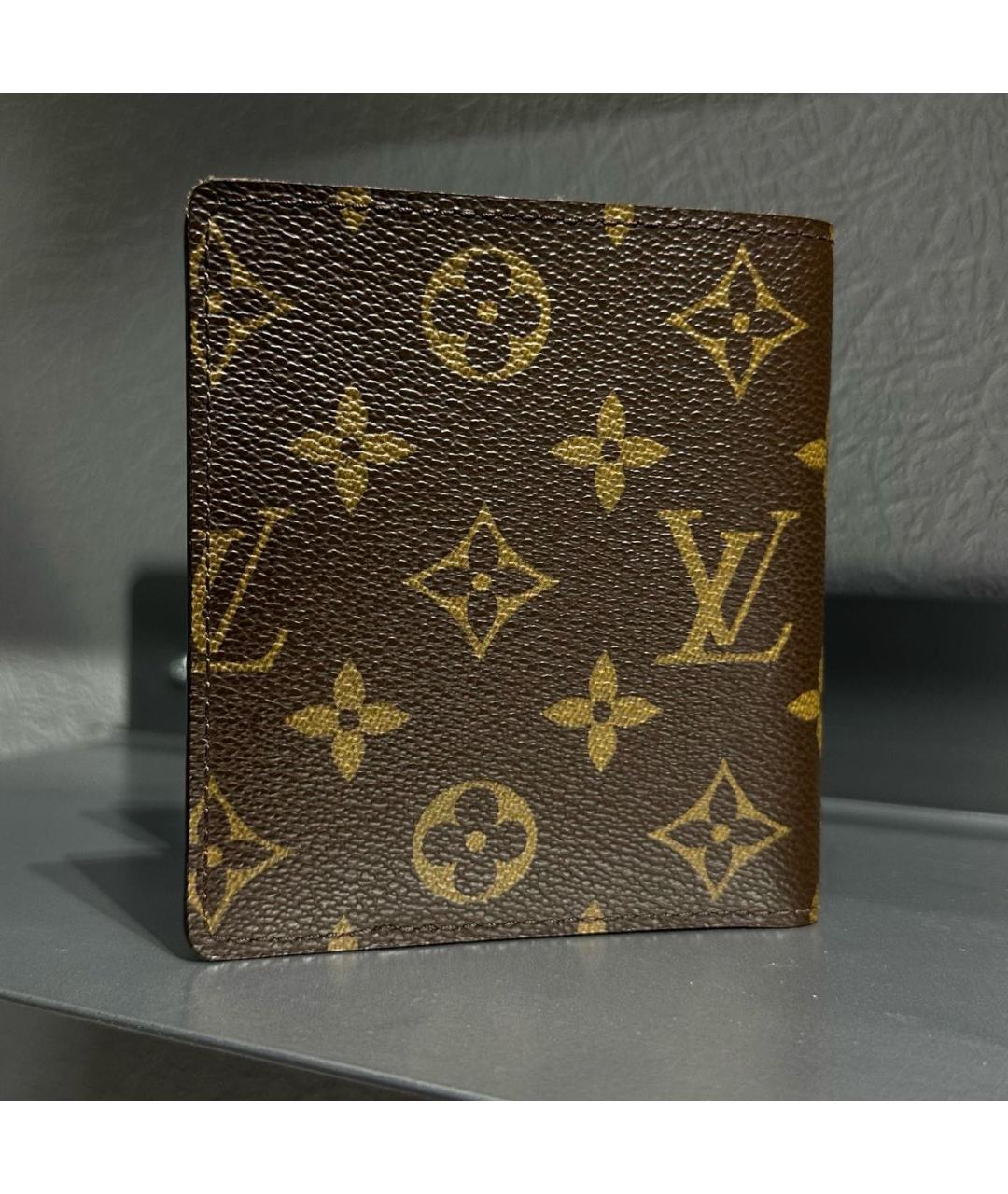 LOUIS VUITTON Коричневый кошелек, фото 3