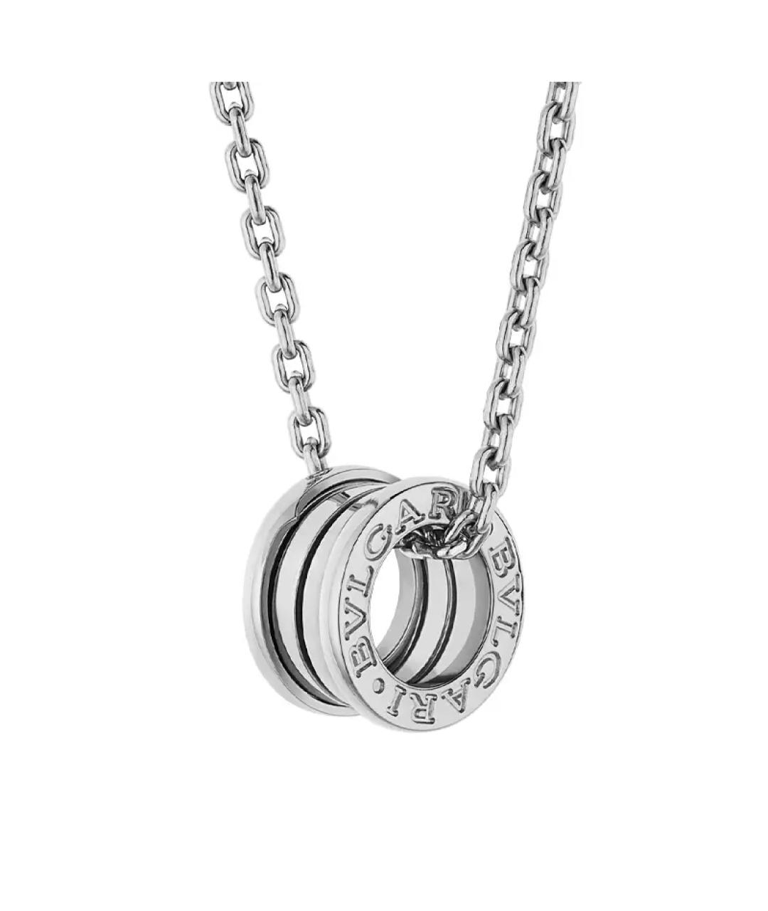 BVLGARI Серебряная подвеска из белого золота, фото 1