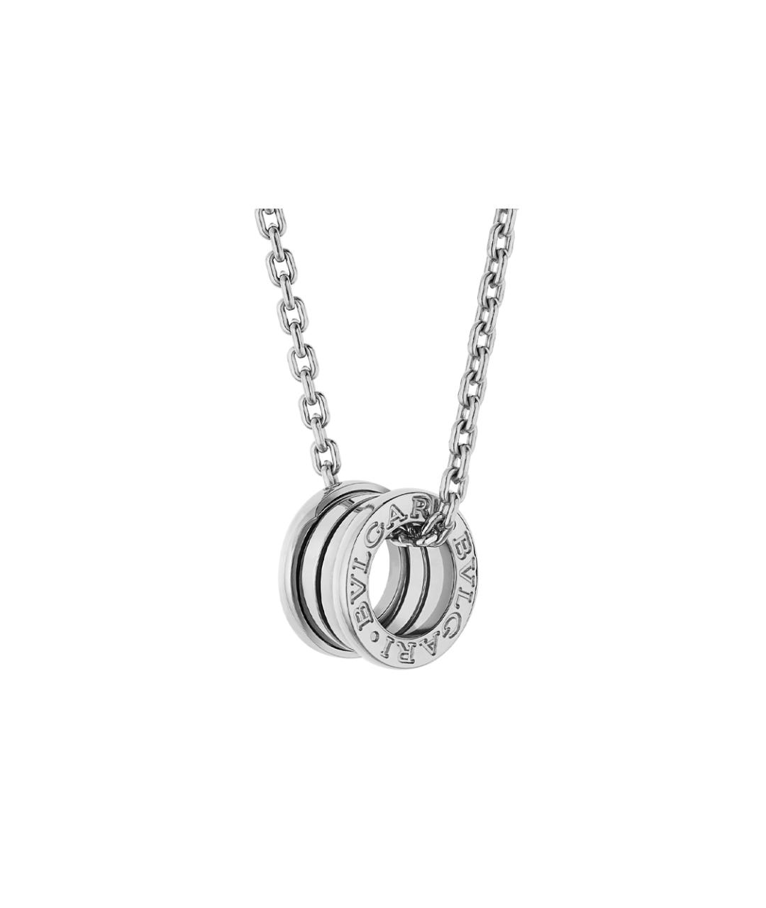 BVLGARI Серебряная подвеска из белого золота, фото 2