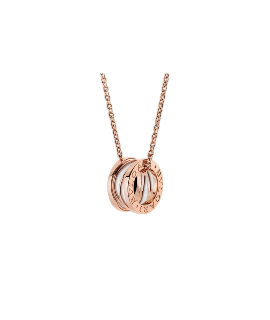 BVLGARI Золотая подвеска из розового золота, фото 4