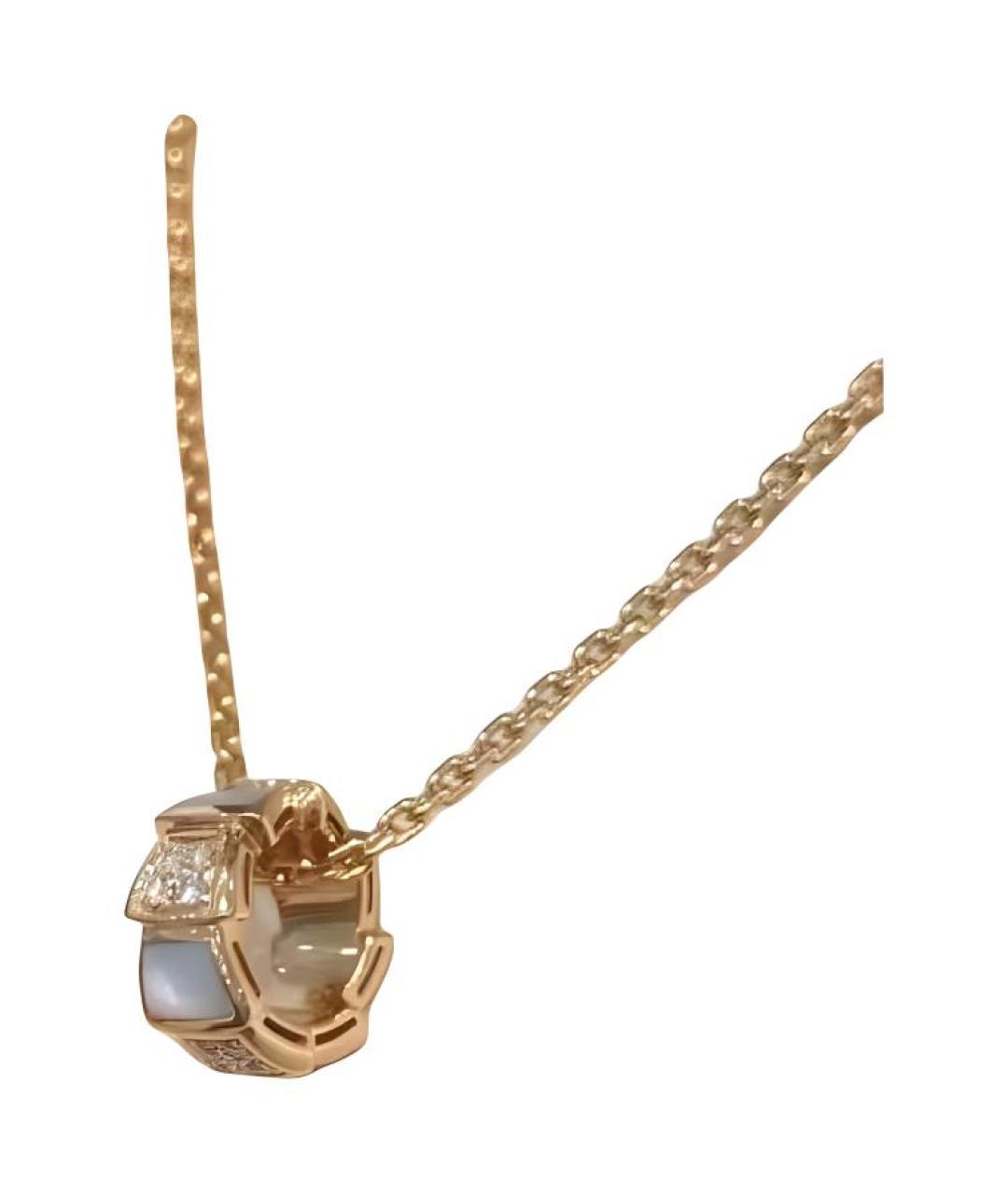 BVLGARI Золотая подвеска из розового золота, фото 3