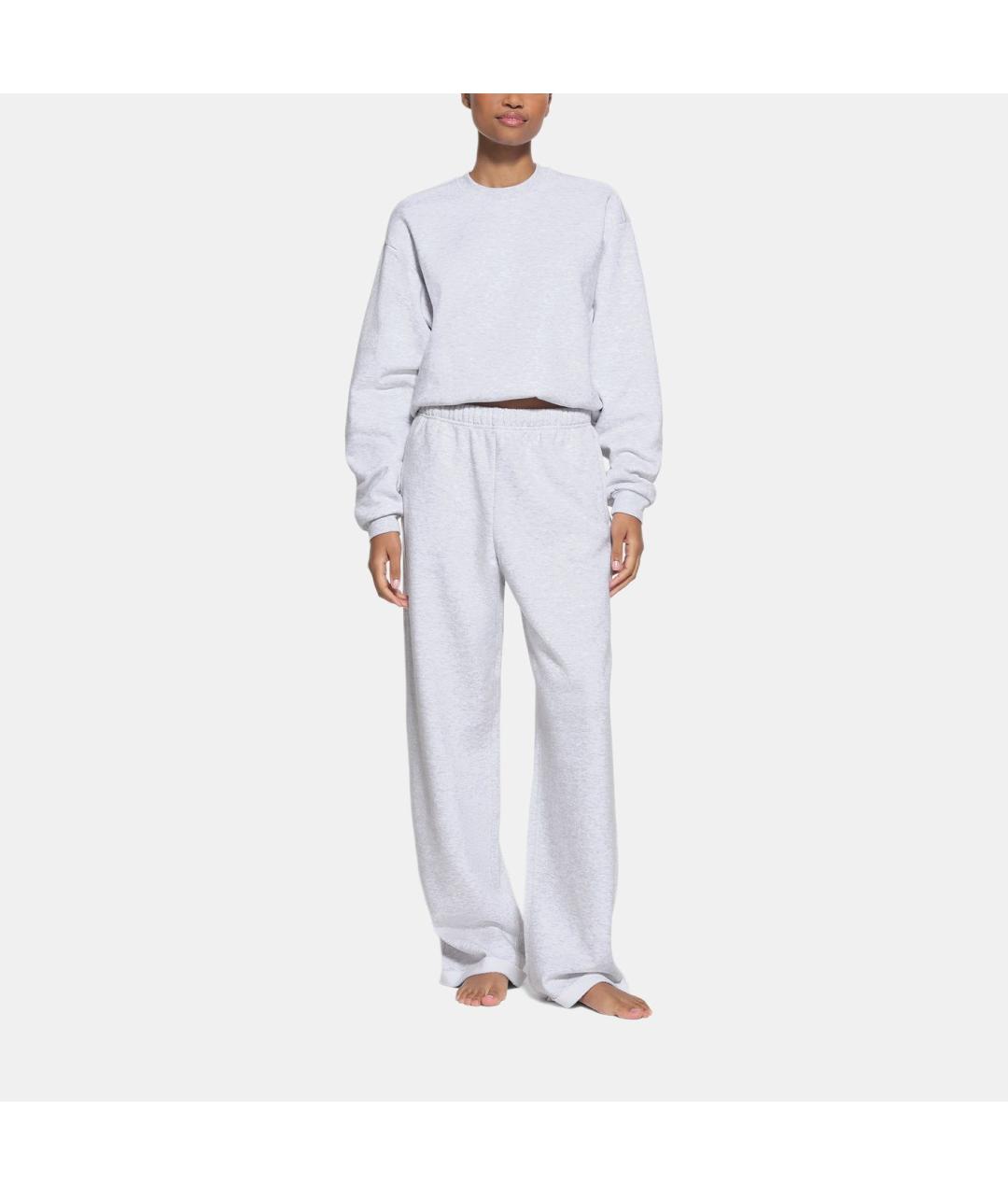 SKIMS Серые прямые брюки, фото 2