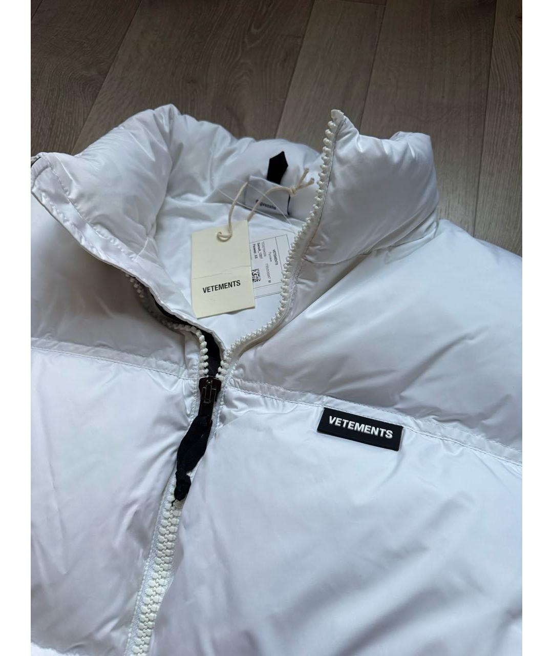 VETEMENTS Белый пуховик, фото 5
