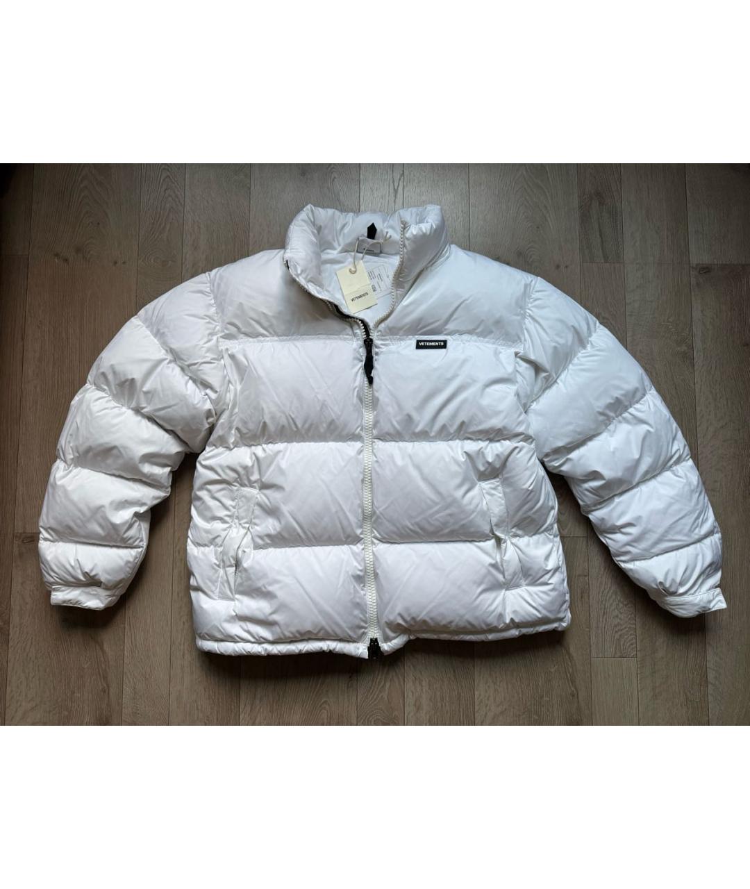 VETEMENTS Белый пуховик, фото 3