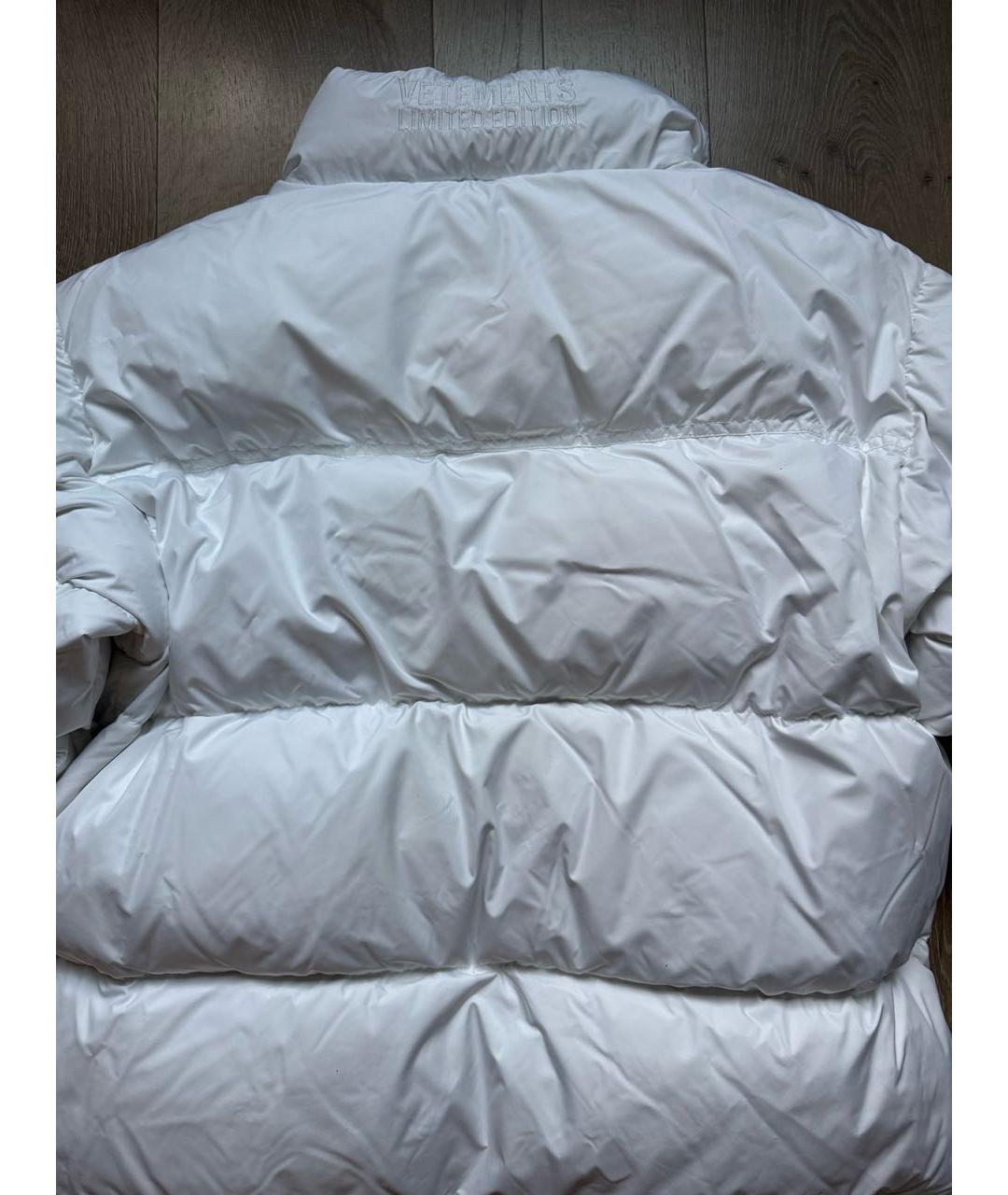 VETEMENTS Белый пуховик, фото 4