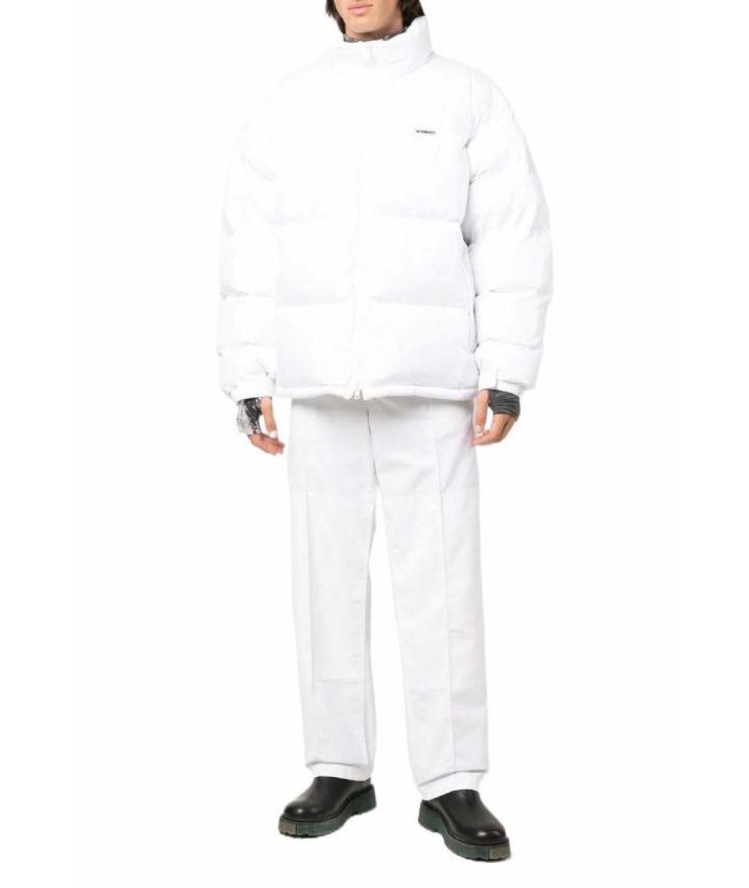 VETEMENTS Белый пуховик, фото 6