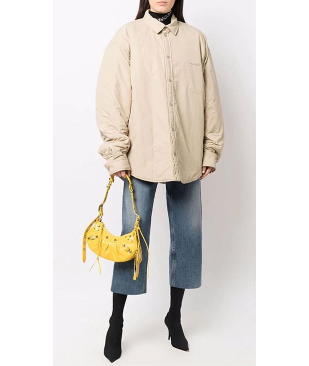 BALENCIAGA Бежевая куртка, фото 4
