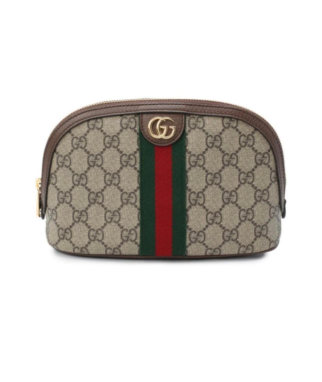 GUCCI Бежевая косметичка, фото 1